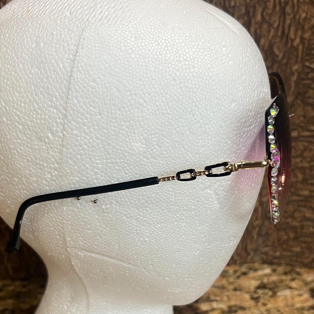 Chic Gradient Sunglasses With Crystal Details Jl … - image 4